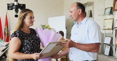 Молодежных лидеров Клетчины наградили за работу и проведение в районе областного этапа «Властелина села»