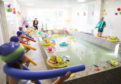 В Клецке открыли бассейн в детском саду